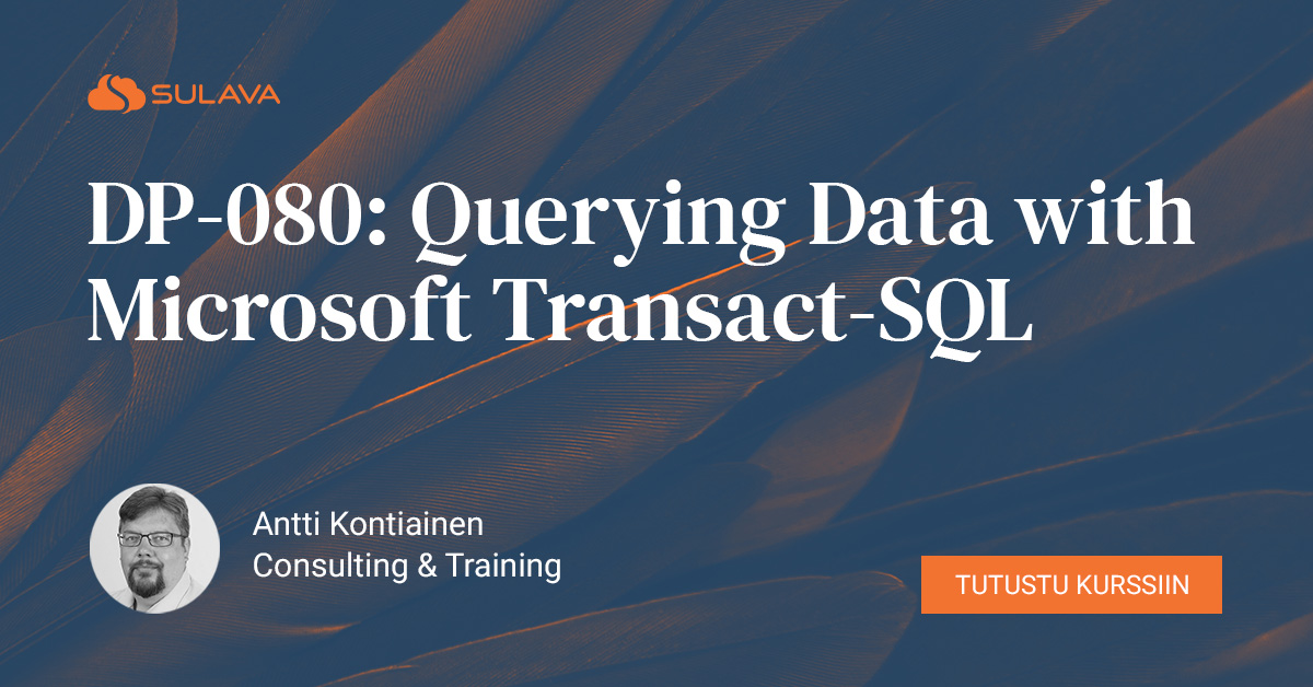 DP-080: Querying Data with Microsoft Transact-SQL | Context&:n koulutukset